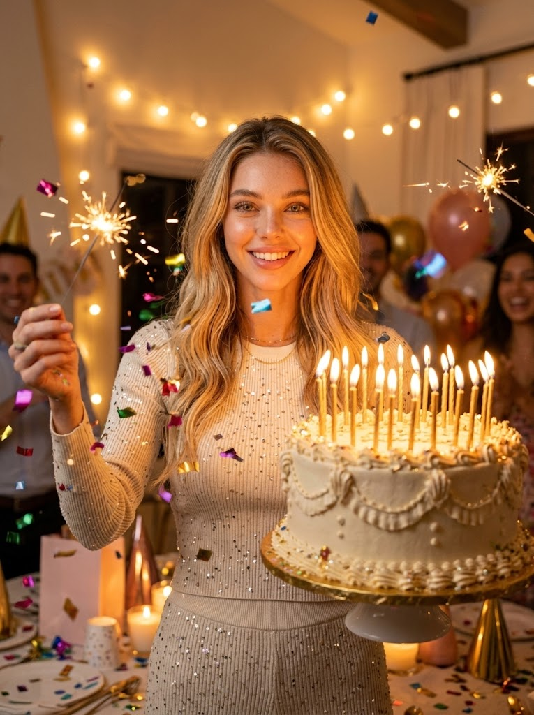 Fête Anniversaire Ultra-Réaliste Gâteau Géant