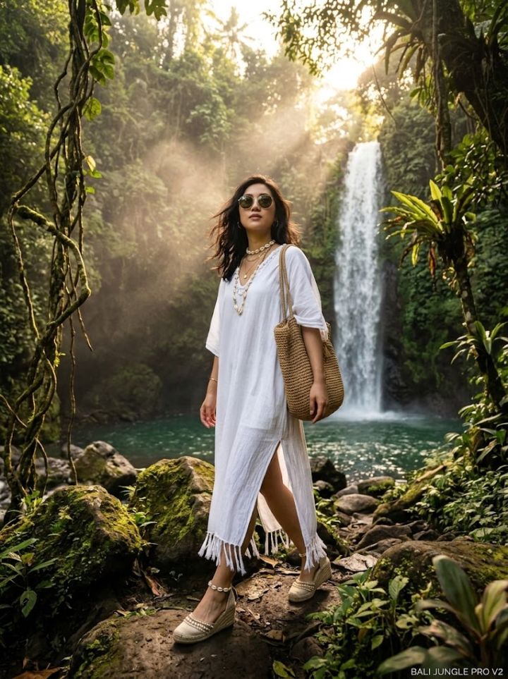 Kaftankjole: Vintergate & Bali Fossefall