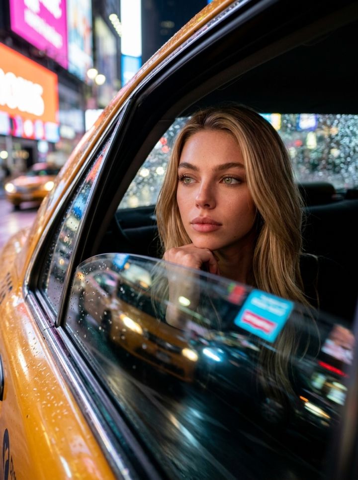 Nattaxi: Neon, Regn & Atmosfærisk Venten