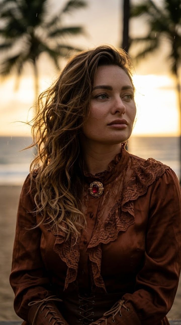 Portret Cinematic Apus Ocean Palmieri