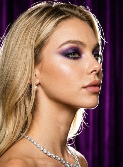 Profila Portrets: Dimanti, Violeta Smoky Eyes, Oreols